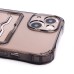 Чехол-накладка для Apple iPhone 13 (черный) - SC276 с картхолдером
