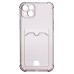 Чехол-накладка для Apple iPhone 14 Plus (черный) - SC276 с картхолдером