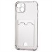 Чехол-накладка для Apple iPhone 14 Plus (черный) - SC276 с картхолдером