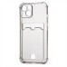 Чехол-накладка для Apple iPhone 14 (черный) - SC276 с картхолдером