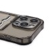 Чехол-накладка для Apple iPhone 15 Pro (черный) - SC276 с картхолдером