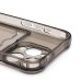 Чехол-накладка для Apple iPhone 15 Pro (черный) - SC276 с картхолдером