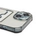 Чехол-накладка для Apple iPhone 15 (черный) - SC276 с картхолдером