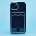 Чехол-накладка для Apple iPhone 15 (прозрачный) - SC276 с картхолдером