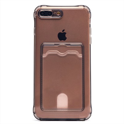 Чехол-накладка для Apple iPhone 8 Plus (черный) - SC276 с картхолдером Чехол-накладка для Apple iPhone 8 Plus (черный) - SC276 с картхолдером