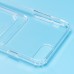 Чехол-накладка для Apple iPhone 8 Plus (прозрачный) - SC276 с картхолдером