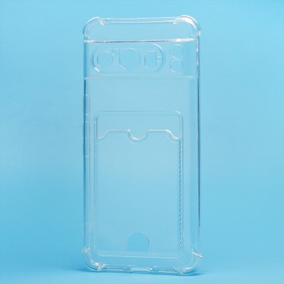 Чехол-накладка для Google Pixel 8 Pro (прозрачный) - SC276 с картхолдером