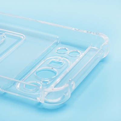 Чехол-накладка для Google Pixel 8 Pro (прозрачный) - SC276 с картхолдером