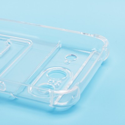 Чехол-накладка для Google Pixel 8 (прозрачный) - SC276 с картхолдером