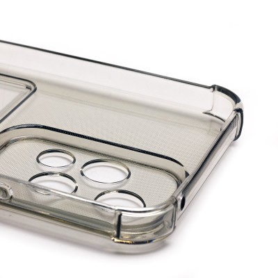 Чехол-накладка для Honor 200 lite (черный) - SC276 с картхолдером