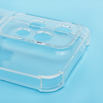 Чехол-накладка для Honor 200 lite (прозрачный) - SC276 с картхолдером