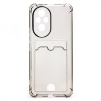 Чехол-накладка для Honor 200 (черный) - SC276 с картхолдером