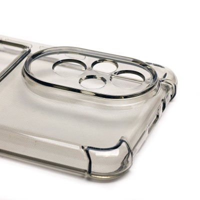 Чехол-накладка для Honor 200 (черный) - SC276 с картхолдером