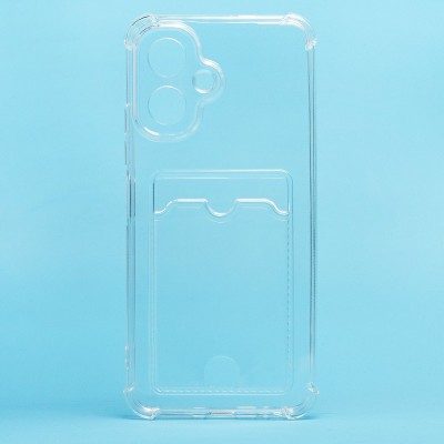 Чехол-накладка для Honor 400 Global (прозрачный) - SC276 с картхолдером