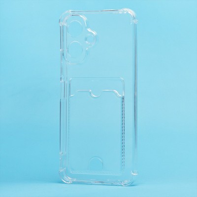 Чехол-накладка для Honor 400 Global (прозрачный) - SC276 с картхолдером