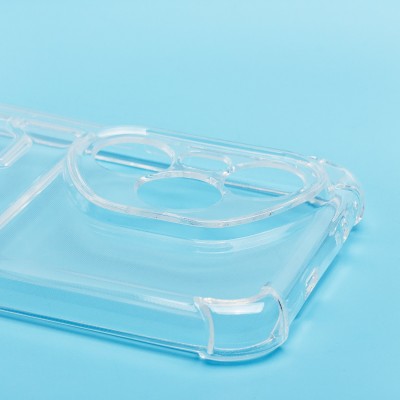 Чехол-накладка для Honor 400 Pro Global (прозрачный) - SC276 с картхолдером