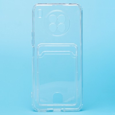 Чехол-накладка для Honor 50 Lite/nova 8i (прозрачный) - SC276 с картхолдером