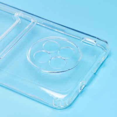 Чехол-накладка для Honor 50 Lite/nova 8i (прозрачный) - SC276 с картхолдером