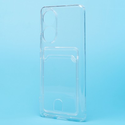 Чехол-накладка для Honor 50/nova 9 (прозрачный) - SC276 с картхолдером