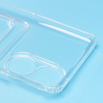 Чехол-накладка для Honor 50/nova 9 (прозрачный) - SC276 с картхолдером