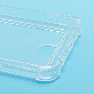 Чехол-накладка для Honor X5 Plus (прозрачный) - SC276 с картхолдером