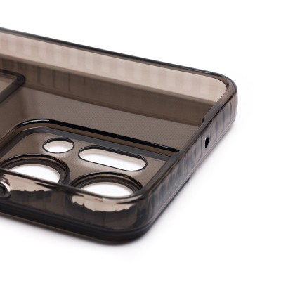 Чехол-накладка для Honor X7a Plus (черный) - SC276 с картхолдером