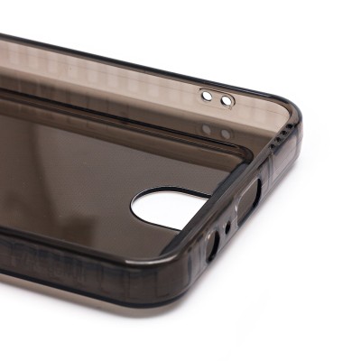 Чехол-накладка для Honor X7a Plus (черный) - SC276 с картхолдером