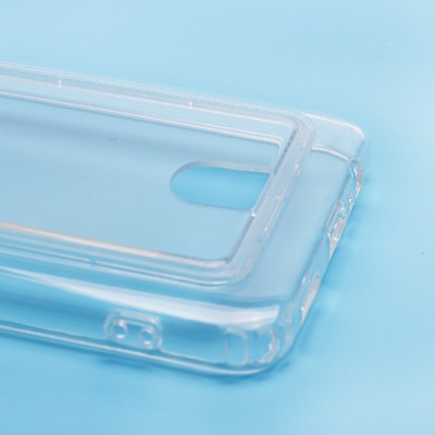 Чехол-накладка для Honor X7a (прозрачный) - SC276 с картхолдером