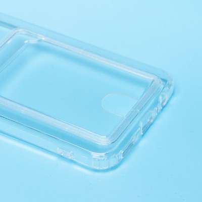 Чехол-накладка для Honor X7b (прозрачный) - SC276 с картхолдером