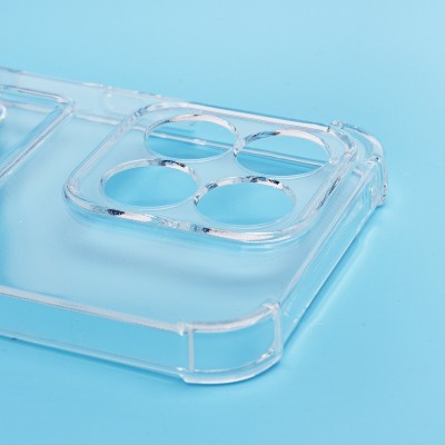 Чехол-накладка для Honor X8b (прозрачный) - SC276 с картхолдером