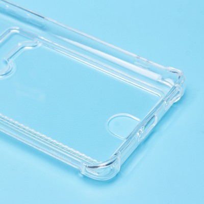 Чехол-накладка для Honor X9c (прозрачный) - SC276 с картхолдером