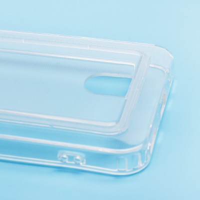 Чехол-накладка для Huawei Honor X8a (прозрачный) - SC276 с картхолдером