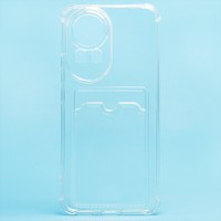 Чехол-накладка для Huawei Nova 13 (прозрачный) - SC276 с картхолдером