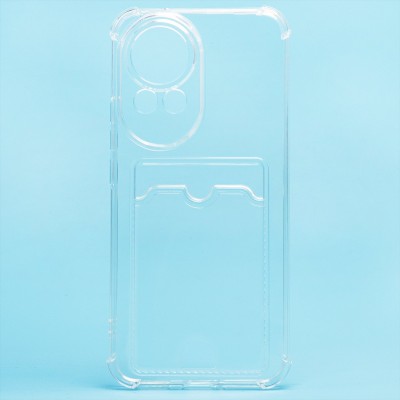 Чехол-накладка для Huawei Nova 13 (прозрачный) - SC276 с картхолдером Чехол-накладка для Huawei Nova 13 (прозрачный) - SC276 с картхолдером