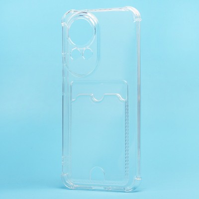 Чехол-накладка для Huawei Nova 13 (прозрачный) - SC276 с картхолдером