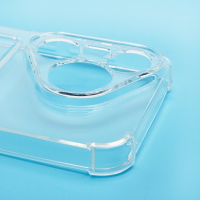 Чехол-накладка для Huawei Pura 70 Global (прозрачный) - SC276 с картхолдером