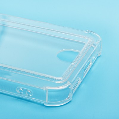 Чехол-накладка для Huawei Pura 70 Global (прозрачный) - SC276 с картхолдером