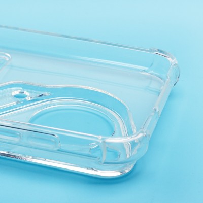 Чехол-накладка для Huawei Pura 70 Ultra Global (прозрачный) - SC276 с картхолдером