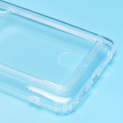 Чехол-накладка для Infinix HOT 12i (прозрачный) - SC276 с картхолдером