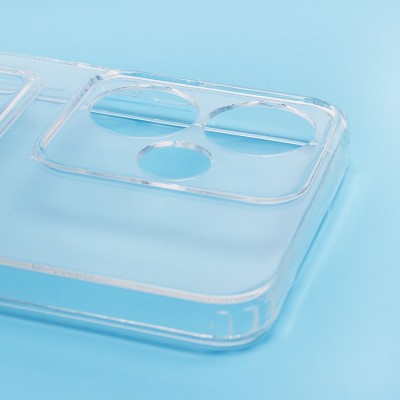 Чехол-накладка для Infinix Hot 30i (прозрачный) - SC276 с картхолдером