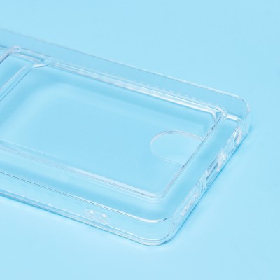 Чехол-накладка для Infinix Hot 40 Pro (прозрачный) - SC276 с картхолдером