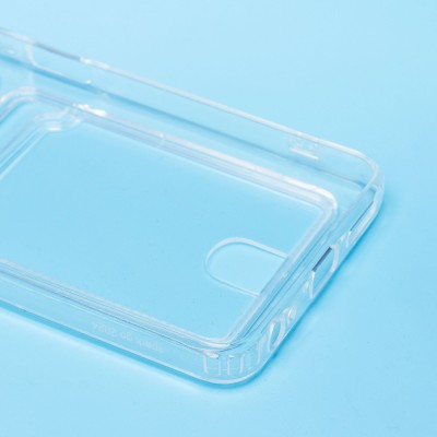 Чехол-накладка для Infinix Hot 40i (прозрачный) - SC276 с картхолдером Чехол-накладка для Infinix Hot 40i (прозрачный) - SC276 с картхолдером