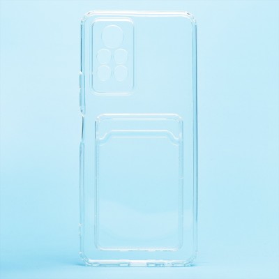 Чехол-накладка для Infinix NOTE 11 Pro (прозрачный) - SC276 с картхолдером Чехол-накладка для Infinix NOTE 11 Pro (прозрачный) - SC276 с картхолдером