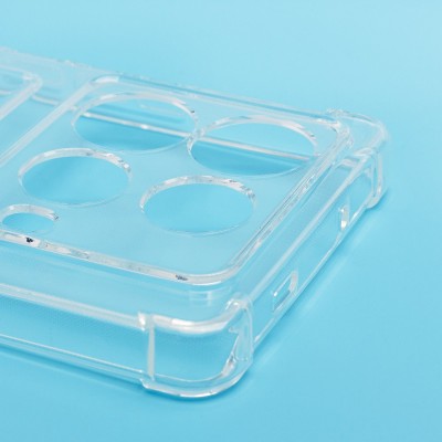 Чехол-накладка для Infinix Note 40 5G (прозрачный) - SC276 с картхолдером