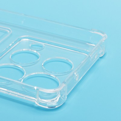 Чехол-накладка для Infinix Note 40 5G (прозрачный) - SC276 с картхолдером