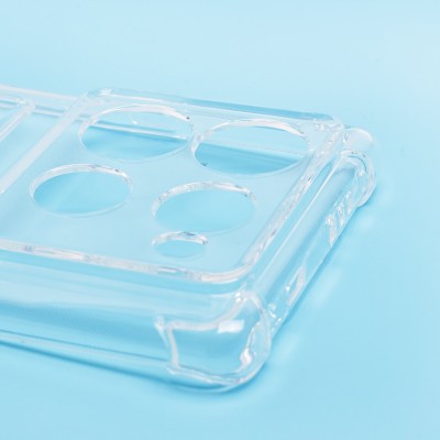 Чехол-накладка для Infinix Note 40 Pro 4G (прозрачный) - SC276 с картхолдером