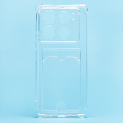 Чехол-накладка для Infinix Note 40 Pro 5G (прозрачный) - SC276 с картхолдером Чехол-накладка для Infinix Note 40 Pro 5G (прозрачный) - SC276 с картхолдером