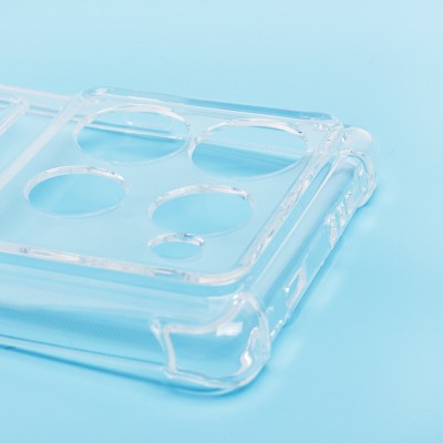 Чехол-накладка для Infinix Note 40 Pro 5G (прозрачный) - SC276 с картхолдером Чехол-накладка для Infinix Note 40 Pro 5G (прозрачный) - SC276 с картхолдером