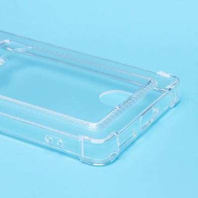 Чехол-накладка для Infinix Note 40 (прозрачный) - SC276 с картхолдером