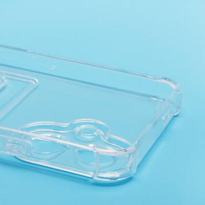 Чехол-накладка для Infinix Smart 10 (прозрачный) - SC276 с картхолдером